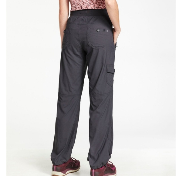 L.L Bean Women's Vista Camp Pants, Straight-Leg Burgandy Size XS - Picture 2 of 10